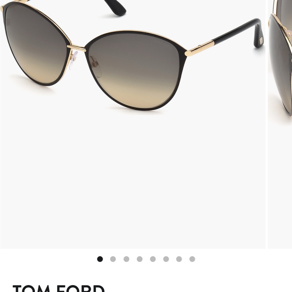 Tom Ford Women's Sunglasses in Black and Gold